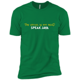 T-Shirts Kelly Green / X-Small The Voices In My Head Speak Java Men's Premium T-Shirt