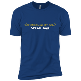 T-Shirts Royal / X-Small The Voices In My Head Speak Java Men's Premium T-Shirt