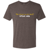 The Voices In My Head Speak Java Men's Triblend T-Shirt