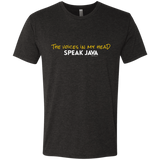 The Voices In My Head Speak Java Men's Triblend T-Shirt