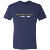 The Voices In My Head Speak Java Men's Triblend T-Shirt