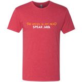 The Voices In My Head Speak Java Men's Triblend T-Shirt