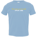 T-Shirts Light Blue / 2T The Voices In My Head Speak Java Toddler Premium T-Shirt