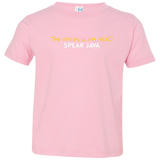 T-Shirts Pink / 2T The Voices In My Head Speak Java Toddler Premium T-Shirt