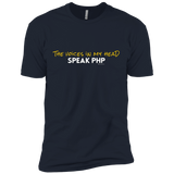 T-Shirts Midnight Navy / X-Small The Voices In My Head Speak PHP Men's Premium T-Shirt
