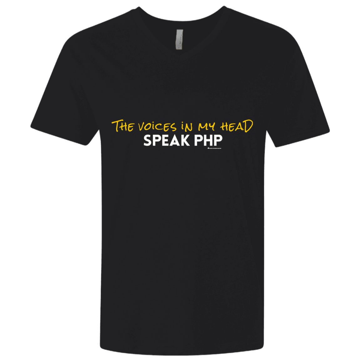 The Voices In My Head Speak PHP Men's Premium V-Neck
