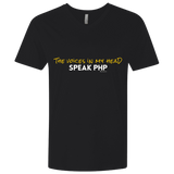 The Voices In My Head Speak PHP Men's Premium V-Neck