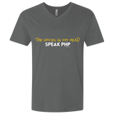 The Voices In My Head Speak PHP Men's Premium V-Neck