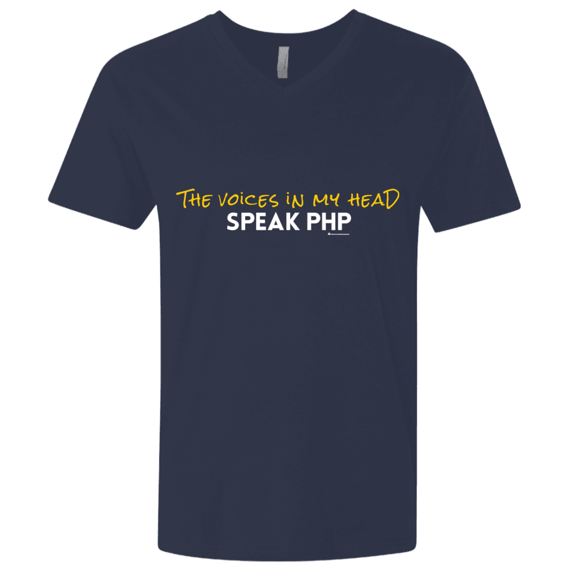 The Voices In My Head Speak PHP Men's Premium V-Neck