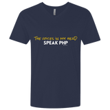 The Voices In My Head Speak PHP Men's Premium V-Neck