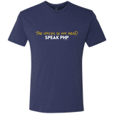 T-Shirts Vintage Navy / Small The Voices In My Head Speak PHP Men's Triblend T-Shirt