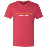 T-Shirts Vintage Red / Small The Voices In My Head Speak PHP Men's Triblend T-Shirt