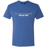 T-Shirts Vintage Royal / Small The Voices In My Head Speak PHP Men's Triblend T-Shirt