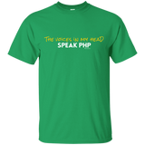 T-Shirts Irish Green / Small The Voices In My Head Speak PHP T-Shirt