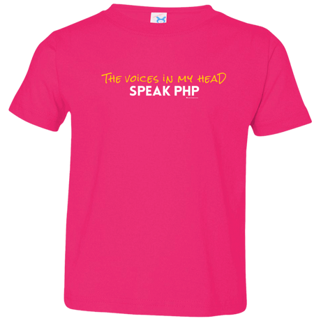 The Voices In My Head Speak PHP Toddler Premium T-Shirt