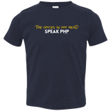 The Voices In My Head Speak PHP Toddler Premium T-Shirt