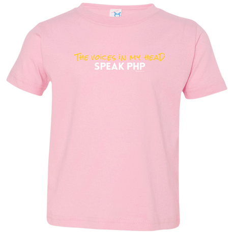 The Voices In My Head Speak PHP Toddler Premium T-Shirt