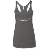 T-Shirts Premium Heather / X-Small The Voices In My Head Speak PHP Women's Triblend Racerback Tank