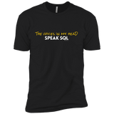 T-Shirts Black / YXS The Voices In My Head Speak SQL Boys Premium T-Shirt