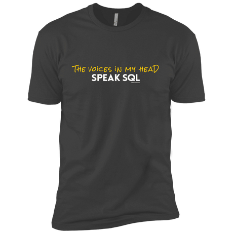 T-Shirts Heavy Metal / YXS The Voices In My Head Speak SQL Boys Premium T-Shirt