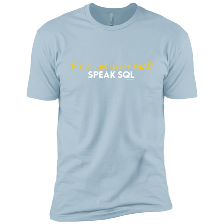 T-Shirts Light Blue / YXS The Voices In My Head Speak SQL Boys Premium T-Shirt