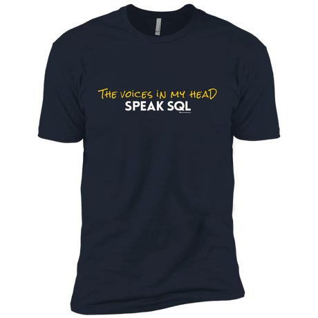 T-Shirts Midnight Navy / YXS The Voices In My Head Speak SQL Boys Premium T-Shirt