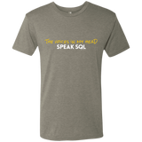 The Voices In My Head Speak SQL Men's Triblend T-Shirt