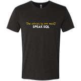 The Voices In My Head Speak SQL Men's Triblend T-Shirt