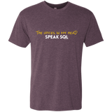 The Voices In My Head Speak SQL Men's Triblend T-Shirt