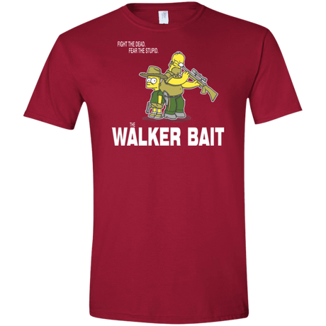 T-Shirts Cardinal Red / S The Walker Bait Men's Semi-Fitted Softstyle