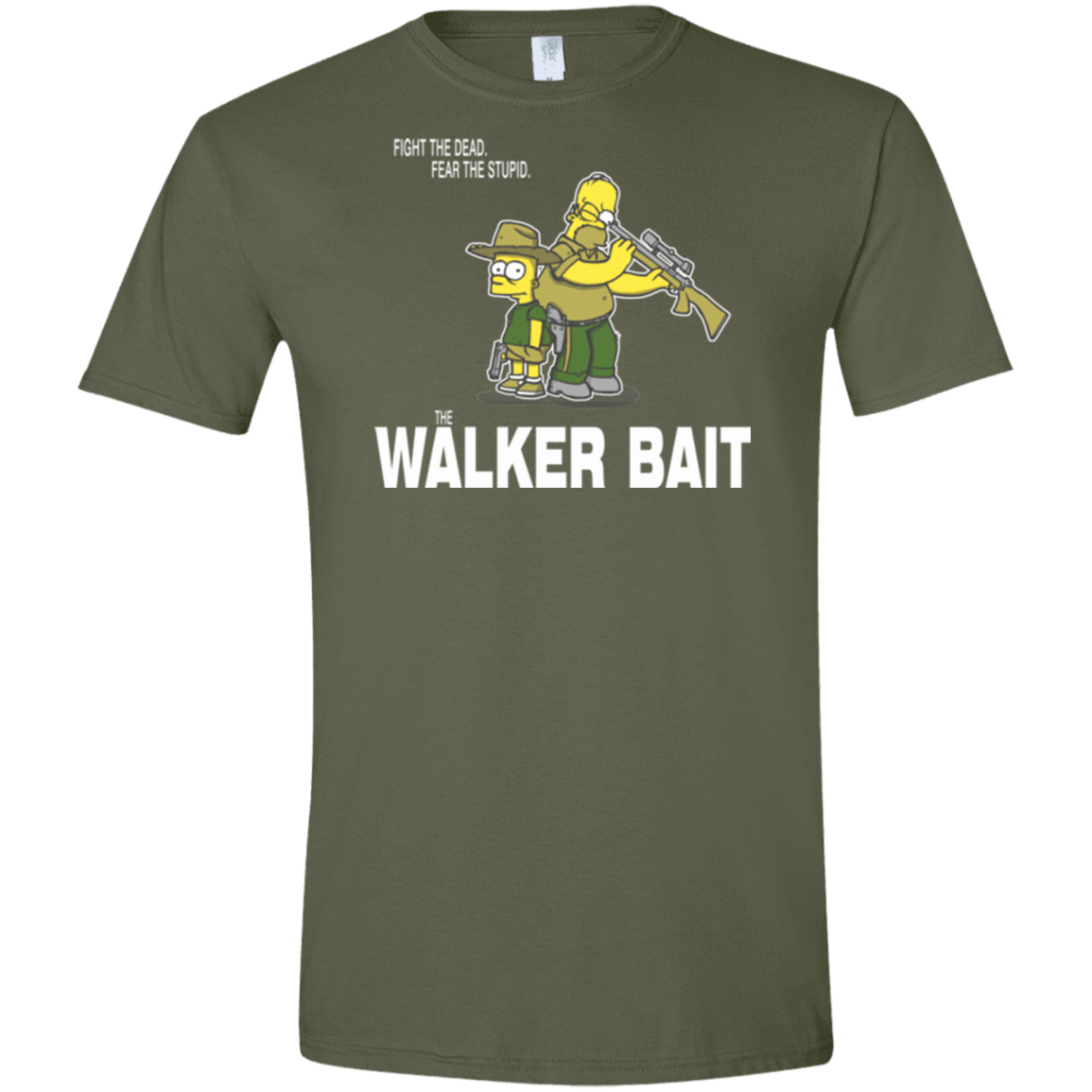 T-Shirts Military Green / S The Walker Bait Men's Semi-Fitted Softstyle