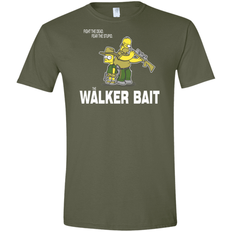 T-Shirts Military Green / S The Walker Bait Men's Semi-Fitted Softstyle