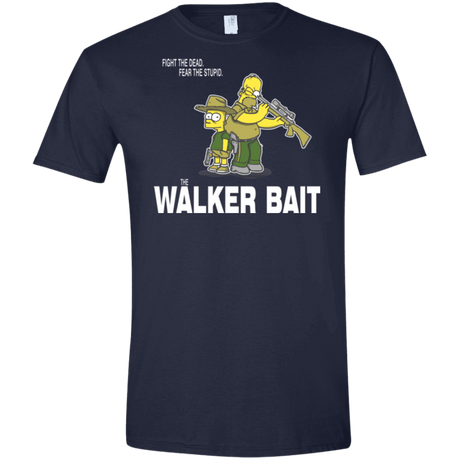 T-Shirts Navy / X-Small The Walker Bait Men's Semi-Fitted Softstyle
