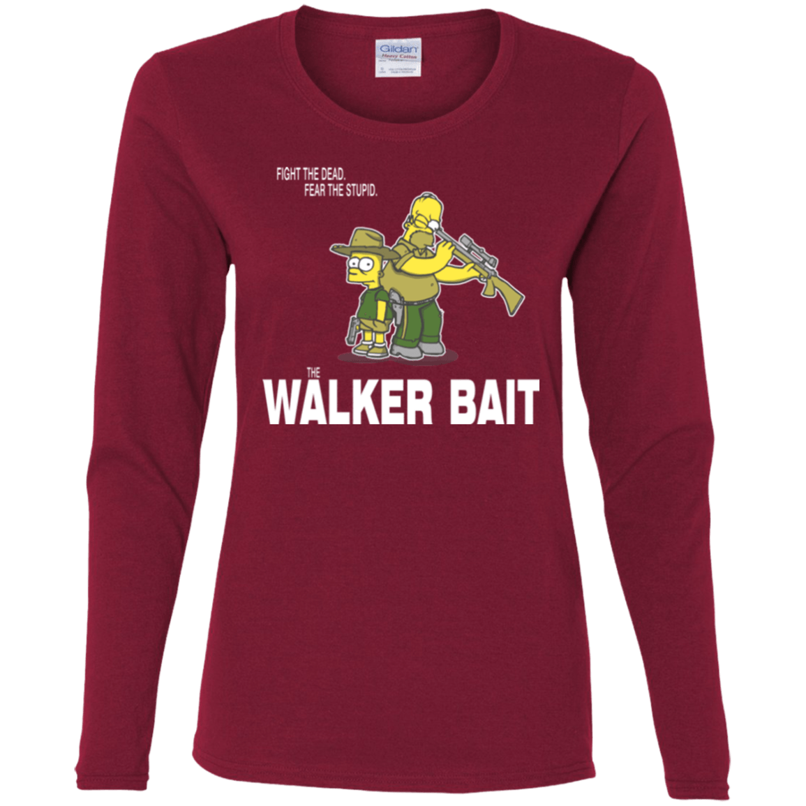 T-Shirts Cardinal / S The Walker Bait Women's Long Sleeve T-Shirt