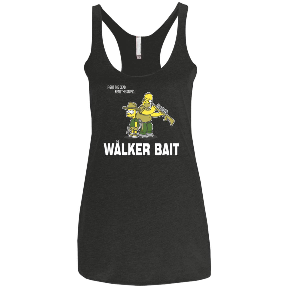 T-Shirts Vintage Black / X-Small The Walker Bait Women's Triblend Racerback Tank