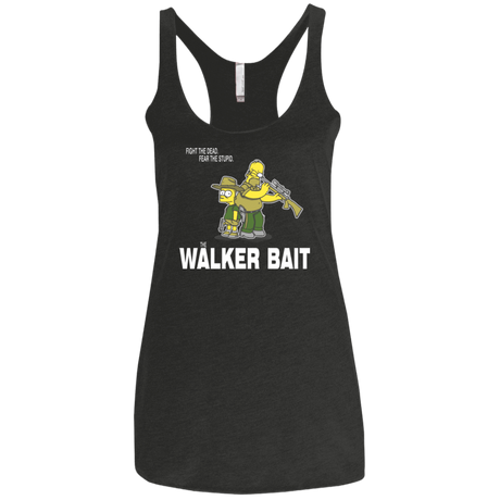 T-Shirts Vintage Black / X-Small The Walker Bait Women's Triblend Racerback Tank