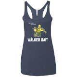 T-Shirts Vintage Navy / X-Small The Walker Bait Women's Triblend Racerback Tank