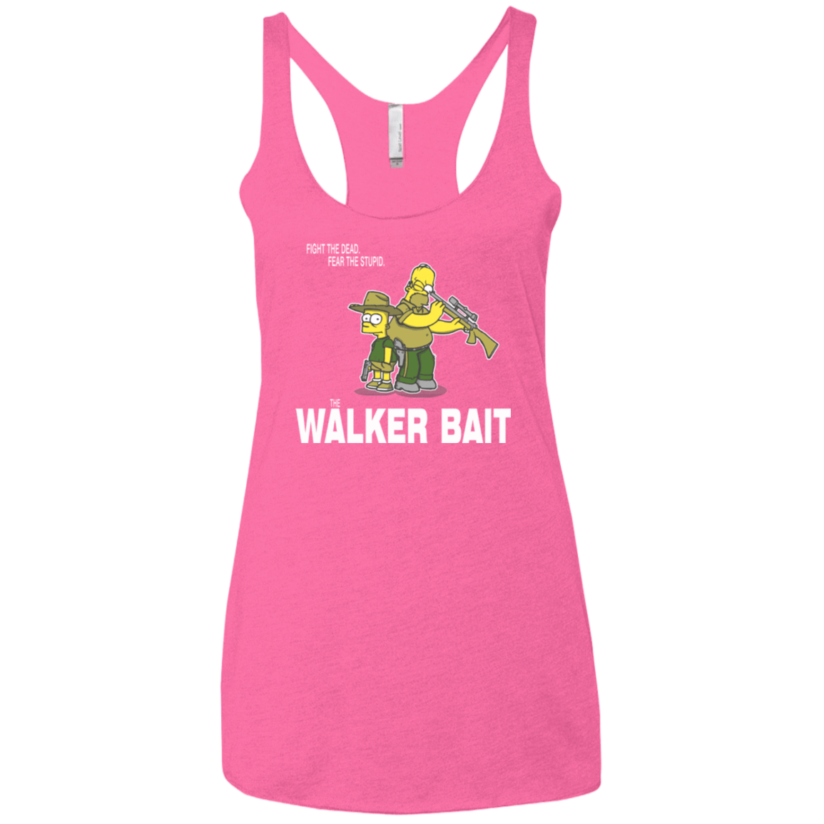 T-Shirts Vintage Pink / X-Small The Walker Bait Women's Triblend Racerback Tank