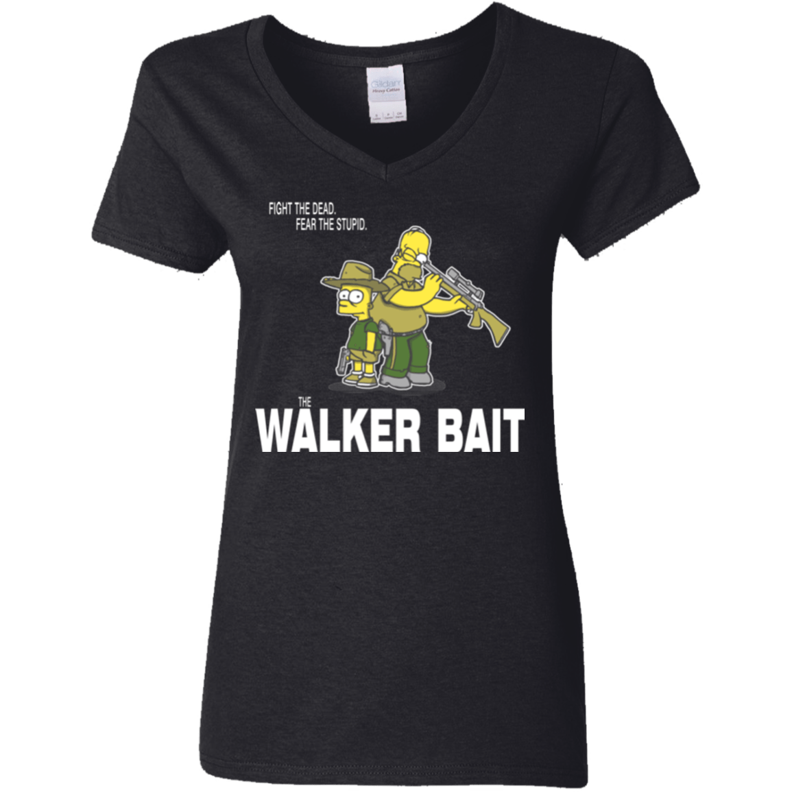 The Walker Bait Women's V-Neck T-Shirt