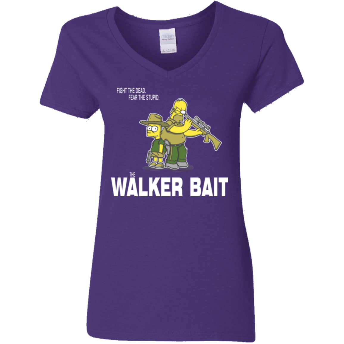 The Walker Bait Women's V-Neck T-Shirt