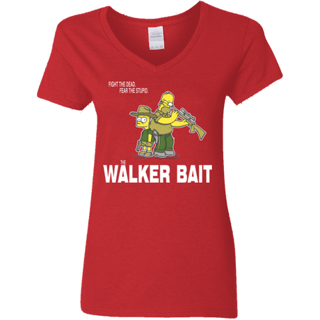 The Walker Bait Women's V-Neck T-Shirt