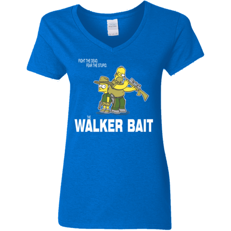 The Walker Bait Women's V-Neck T-Shirt