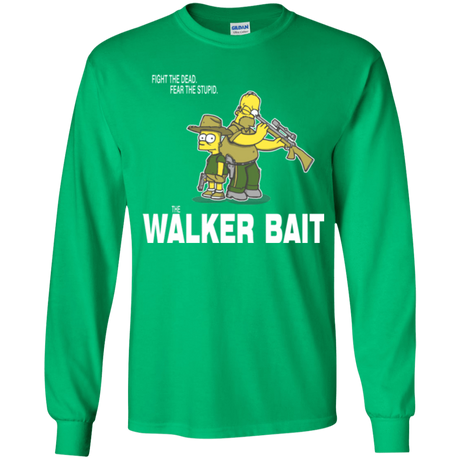 T-Shirts Irish Green / YS The Walker Bait Youth Long Sleeve T-Shirt