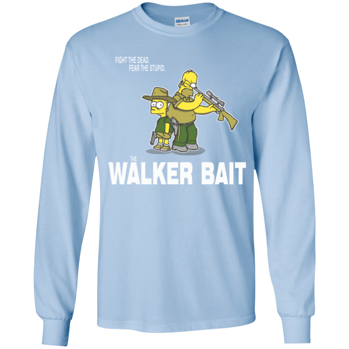 T-Shirts Light Blue / YS The Walker Bait Youth Long Sleeve T-Shirt