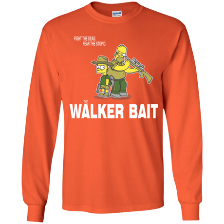 T-Shirts Orange / YS The Walker Bait Youth Long Sleeve T-Shirt