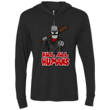 T-Shirts Vintage Black / X-Small The Walking Bot Triblend Long Sleeve Hoodie Tee