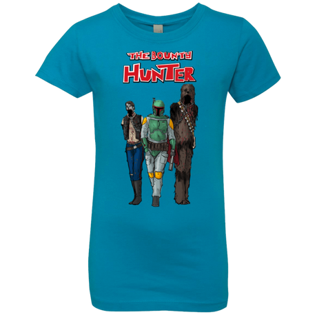 T-Shirts Turquoise / YXS The Walking Bounty Hunter Girls Premium T-Shirt