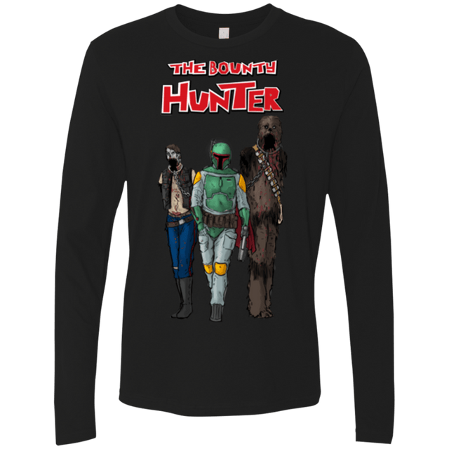 T-Shirts Black / Small The Walking Bounty Hunter Men's Premium Long Sleeve