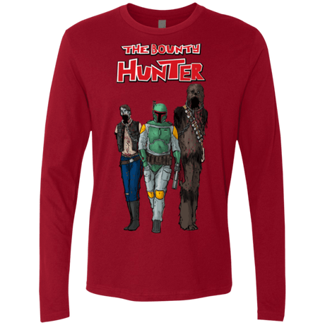 T-Shirts Cardinal / Small The Walking Bounty Hunter Men's Premium Long Sleeve