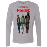 T-Shirts Heather Grey / Small The Walking Bounty Hunter Men's Premium Long Sleeve